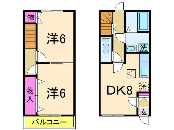 さくらメイトの物件間取画像